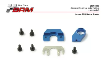 S-608 NEW BRM RACING CHASSIS MOTOR MOUNT BRACKET & SHIM + SCREWS S-608 NEW BRM RACING CHASSIS MOTOR MOUNT BRACKET & SHIM + SCREWS